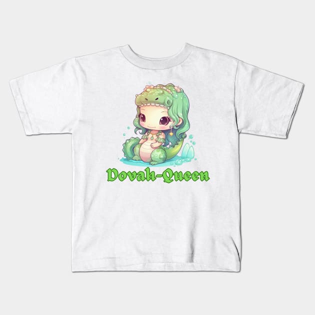 Dovah-Queen!  Dragon Girl Meme Kids T-Shirt by FrenArt